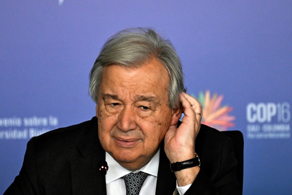 A ONU revela que apenas 35% dos ODS estão avançando para 2030 António Guterres, secretário-geral da ONU: "Os ODS ainda podem ser alcançados, mas exigem urgência" (Foto: AFP)
