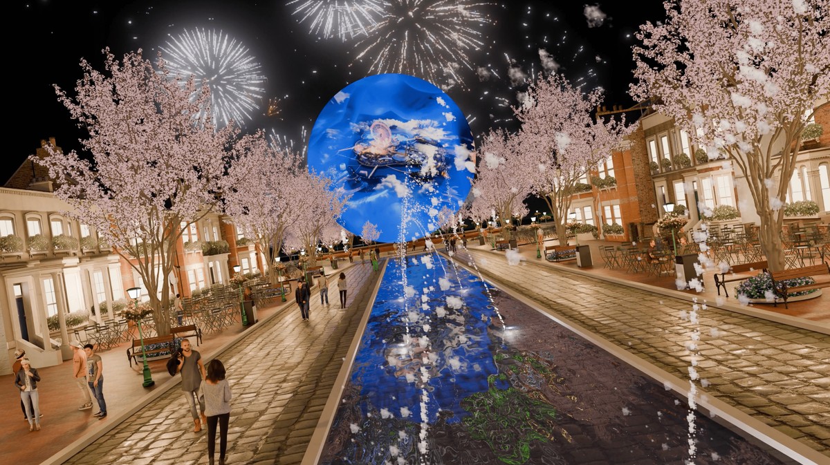 Paes aprova lei que torna possível o Imagine, novo complexo de entretenimento na Barra Projeto Imagine conta também com Main Street, área de convivência e lazer (Foto: Divulgação)
