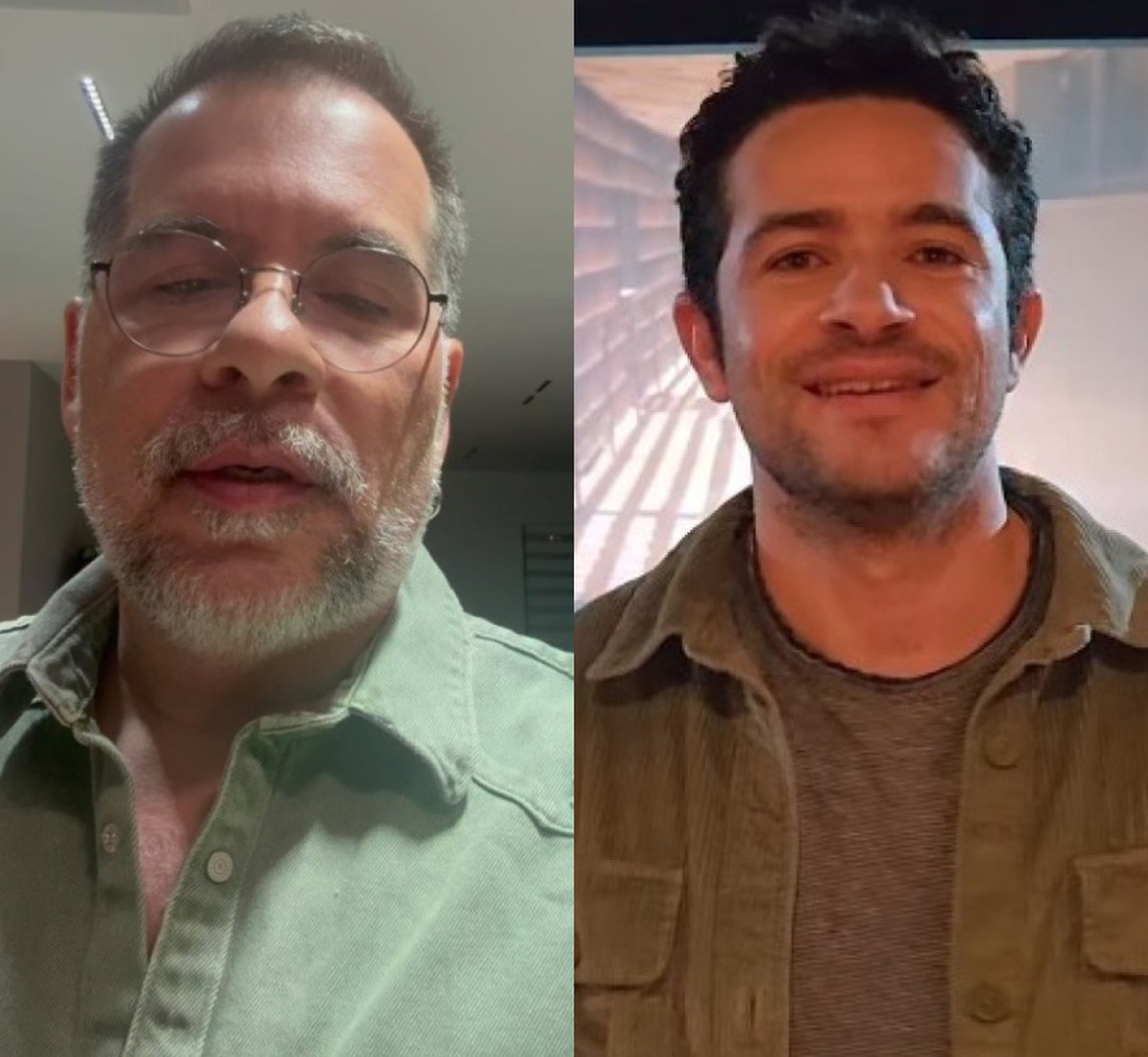 Leandro Hassum e Vinícius de Oliveira interpretam pai e filho em filme de HQ Leandro Hassum e Vinícius de Oliveira (Foto: Reprodução/Instagram)