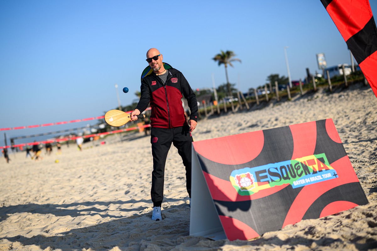 Bayer Leverkusen escolhe o Brasil para realizar sua pré-temporada 2023 Bayer Leverkusen faz sua preparação para a temporada no Rio de Janeiro (Foto: Divulgação/Bayer Leverkusen)