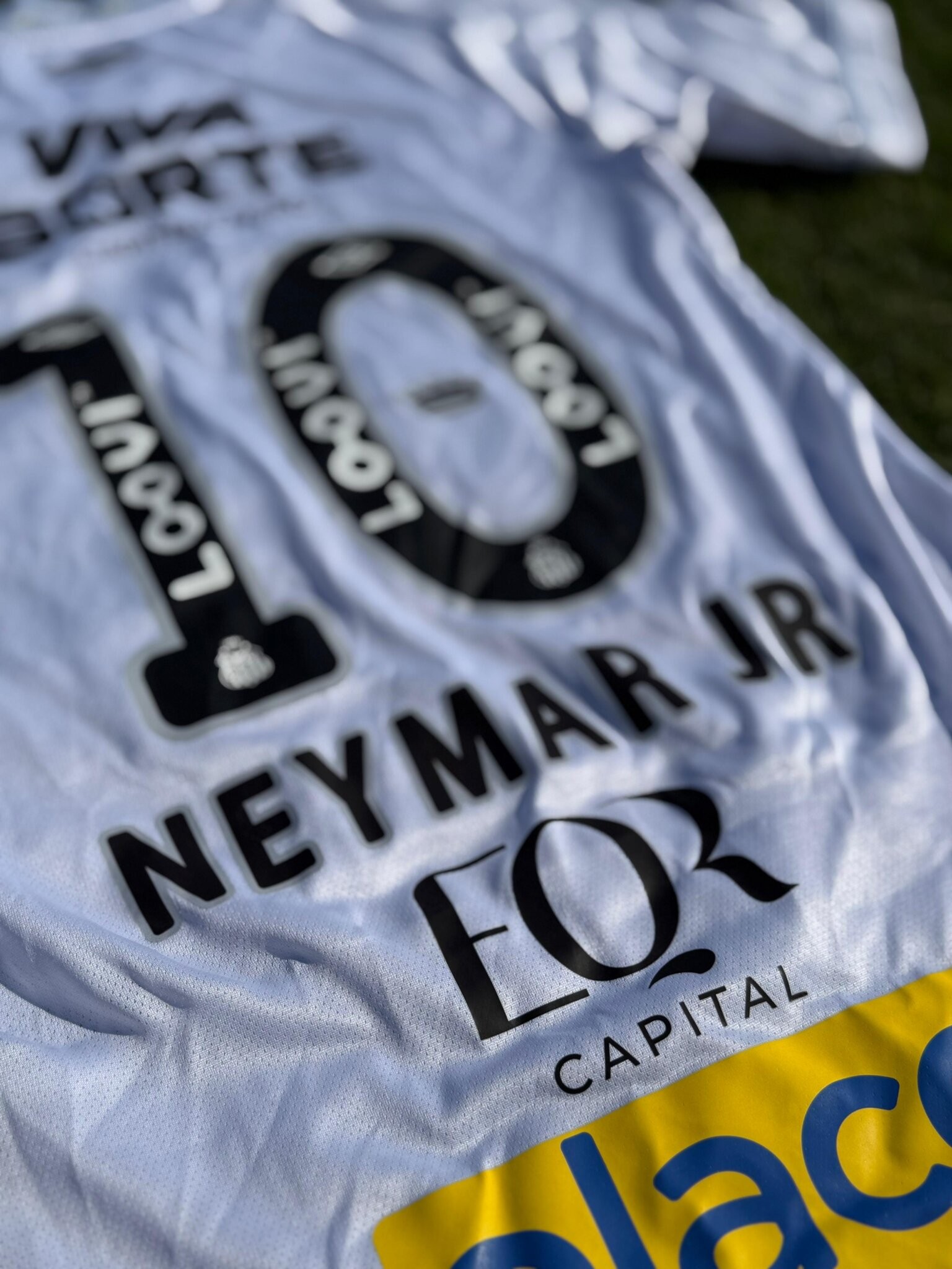 Santos apresenta novo patrocinador antes do duelo contra o Flamengo Foto: Reprodução