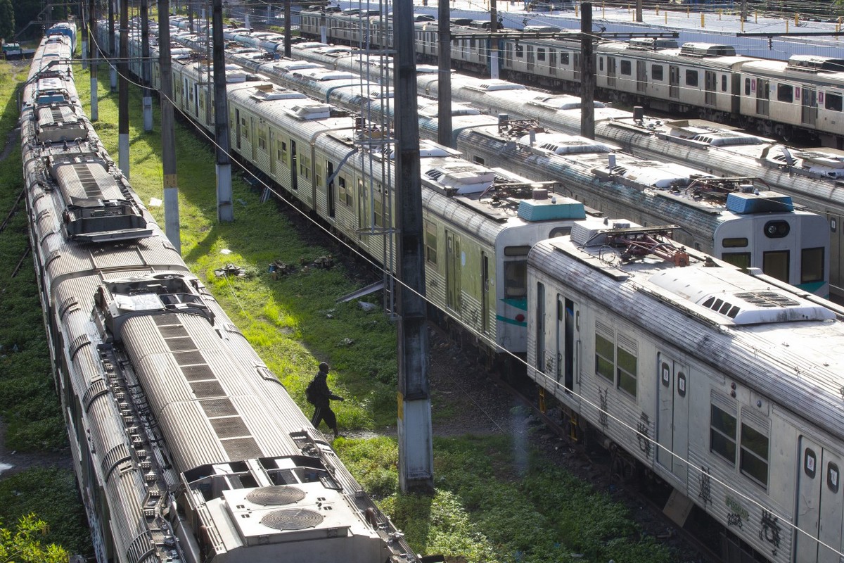 A Concessão da SuperVia, no Rio de Janeiro, faz 27 anos em 20245 — Foto: Domingos Peixoto / Agência O Globo
