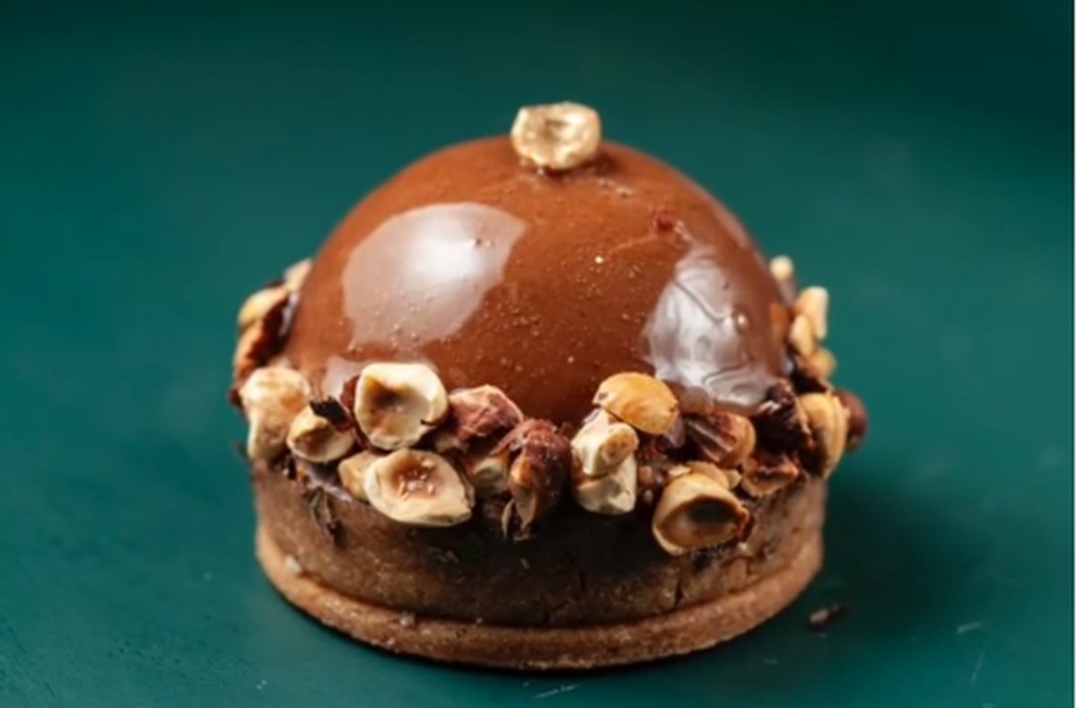 Tartelette de avelã com chocolate sem glúten e sem lactose, do Sem Culpa — Foto: Reprodução/Redes sociais