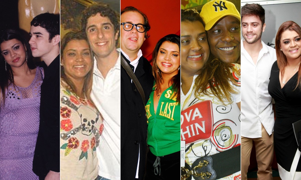 Ex-parceiros de Preta Gil homenageiam a cantora em tributo especial Preta Gil e Caio Blat; Preta Gil e Marcos Mion; Preta Gil e Otávio Müller; Preta Gil e Márcio Victor; e Preta Gil e Rodrigo Godoy — Foto: Divulgação e Agência O Globo
