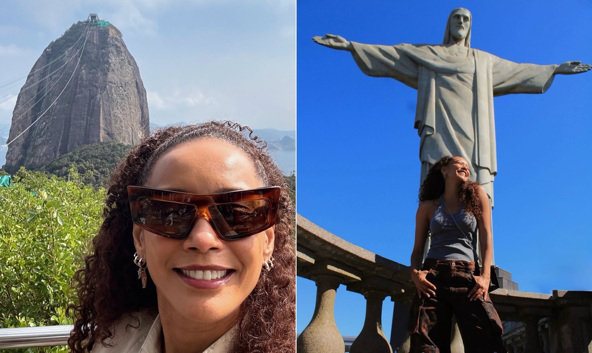 Taís Araujo conhece Pão de Açúcar e Cristo Redentor (Foto: Reprodução/Instagram)