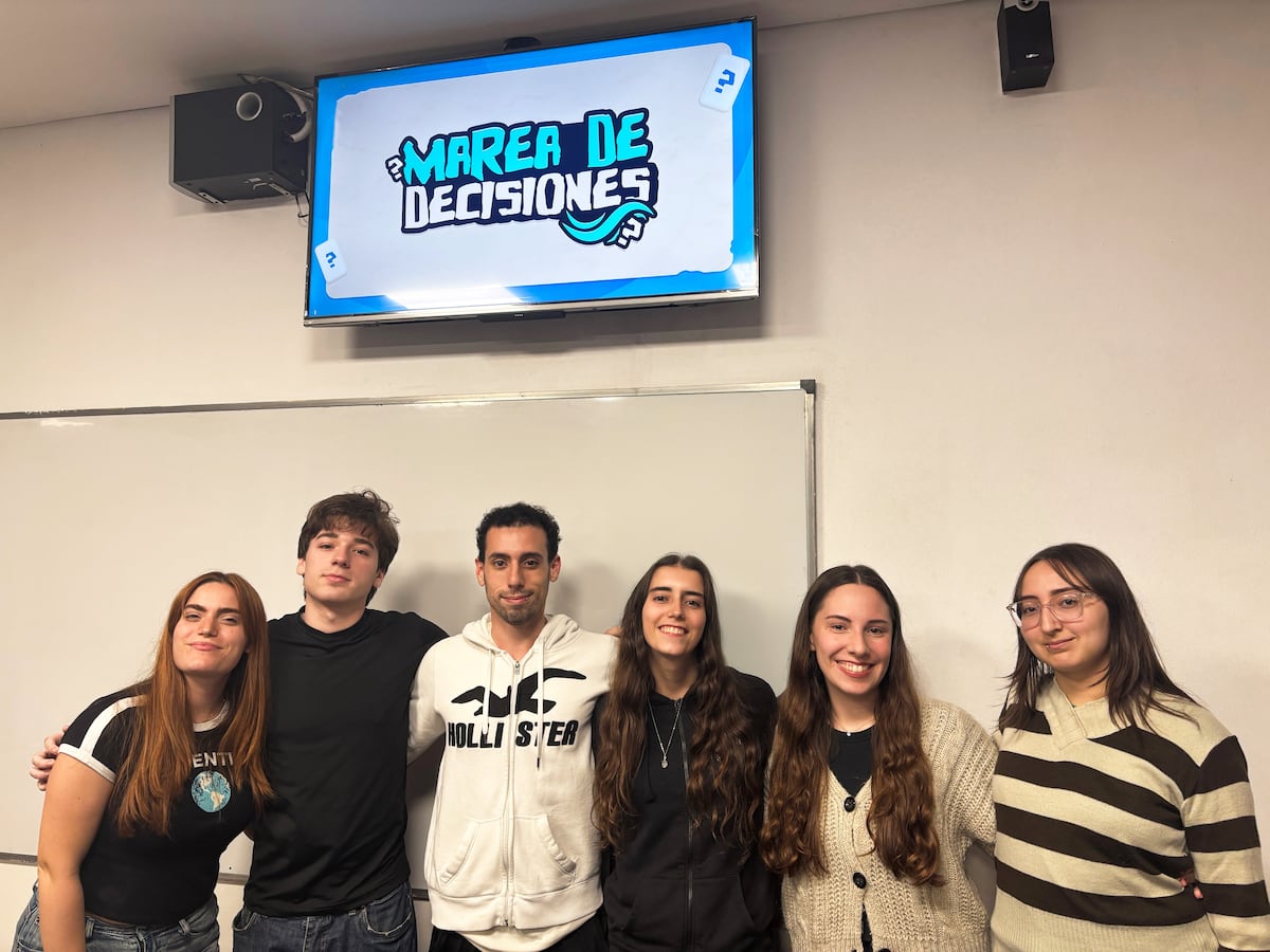 Videojogo argentino 'Marea de Decisiones' promove conscientização sobre oceanos Equipe de jovens que criou o videojogo "Marea de decisiones". (Foto: CORTESÍA)