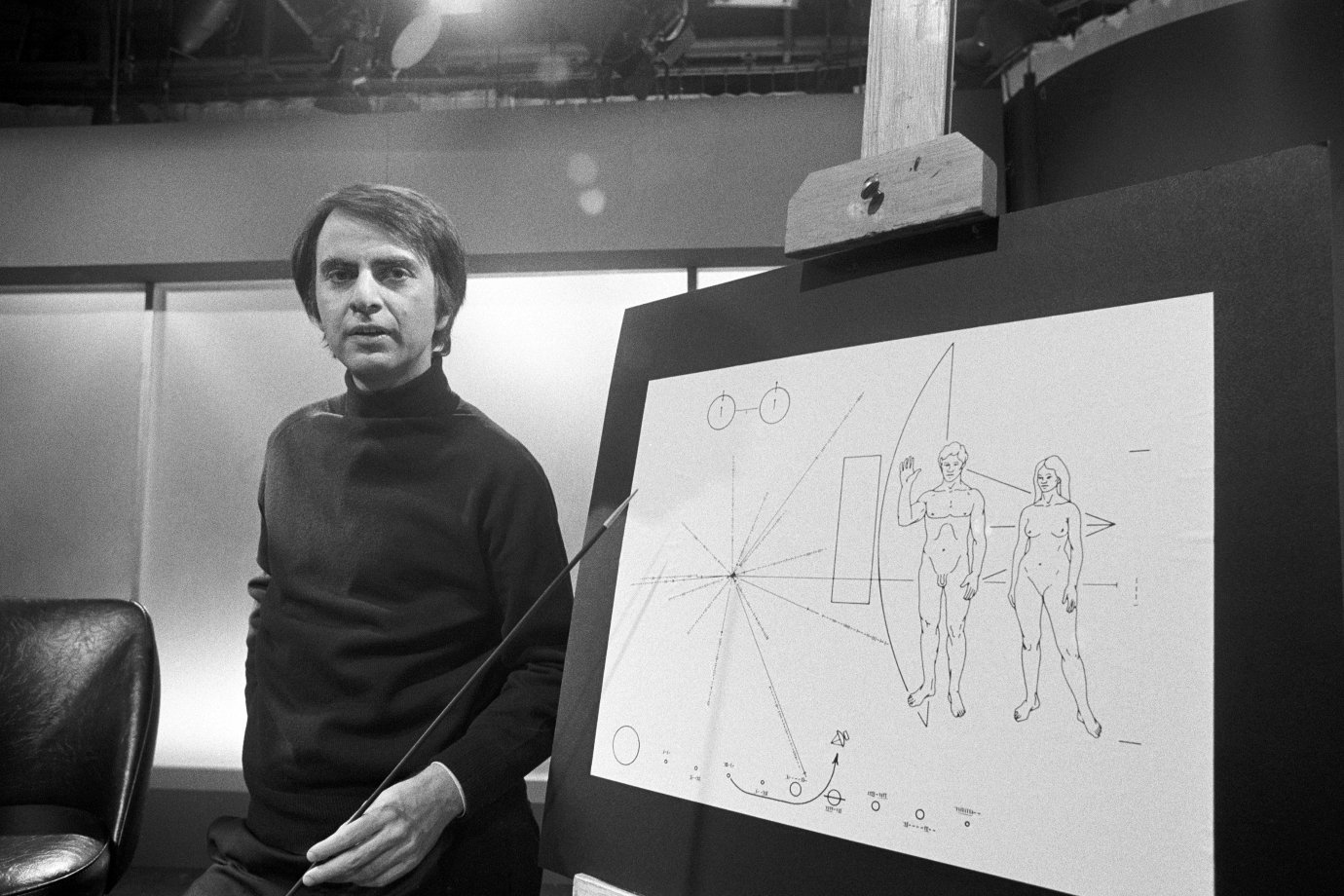 Carl Sagan: o cientista queria Vênus — e não Marte (Foto: CBS Photo Archive / Colaborador/Getty Images)