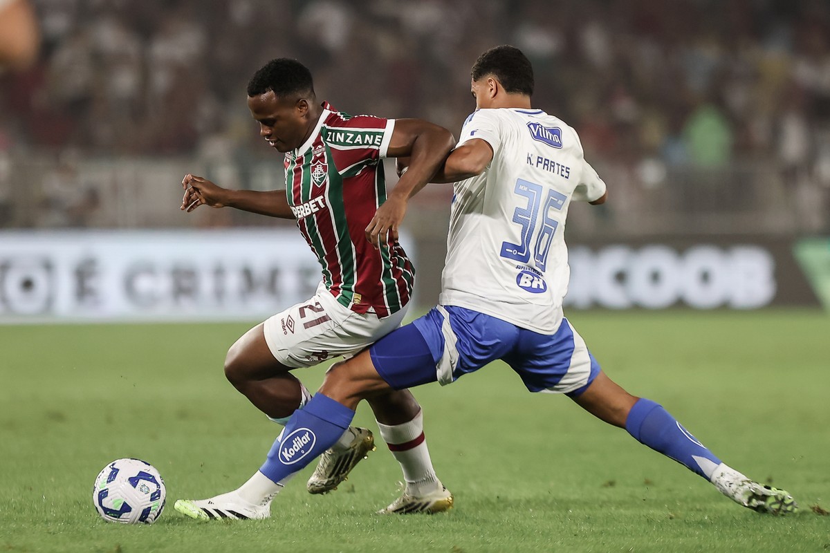 Fluminense é superado pelo Cruzeiro e amarga derrota na estreia de Arias Jhon Arias (Foto: LUCAS MERÇON / FLUMINENSE F.C.)