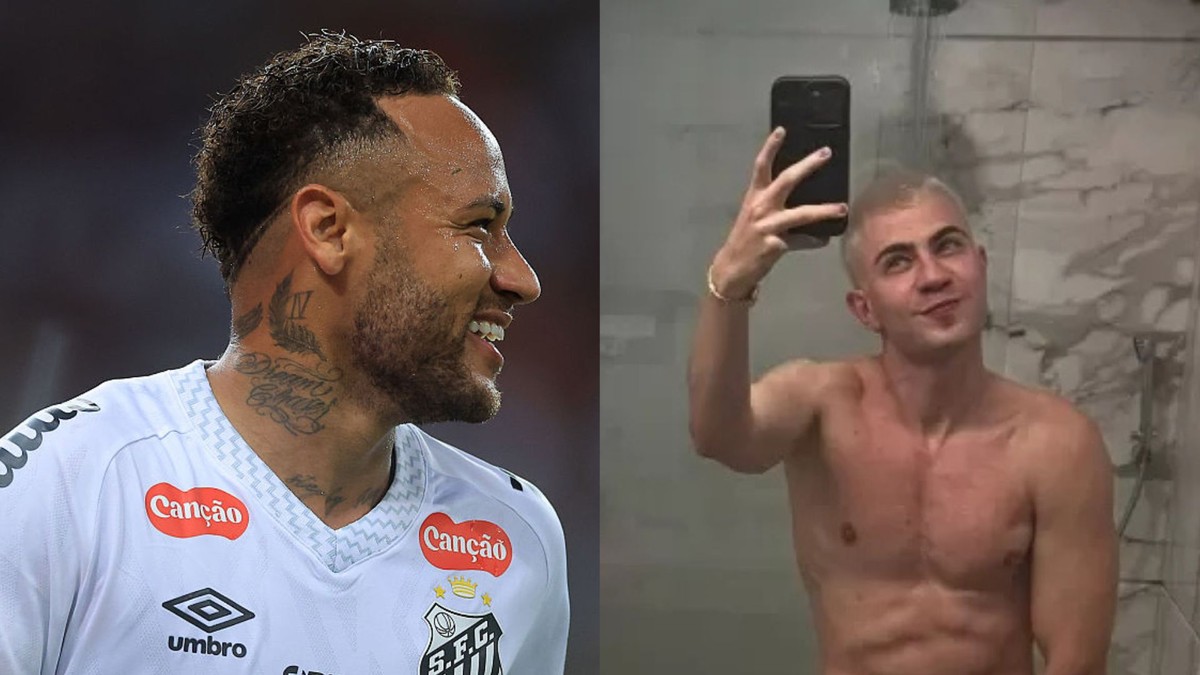 Neymar critica postagem de Léo Picon e diz que ele 'endoidou' O influenciador e irmão de Jade Picon, publicou nesta terça-feira (15) uma sequência de imagens em seu Instagram — Foto: Getty Images/Reprodução