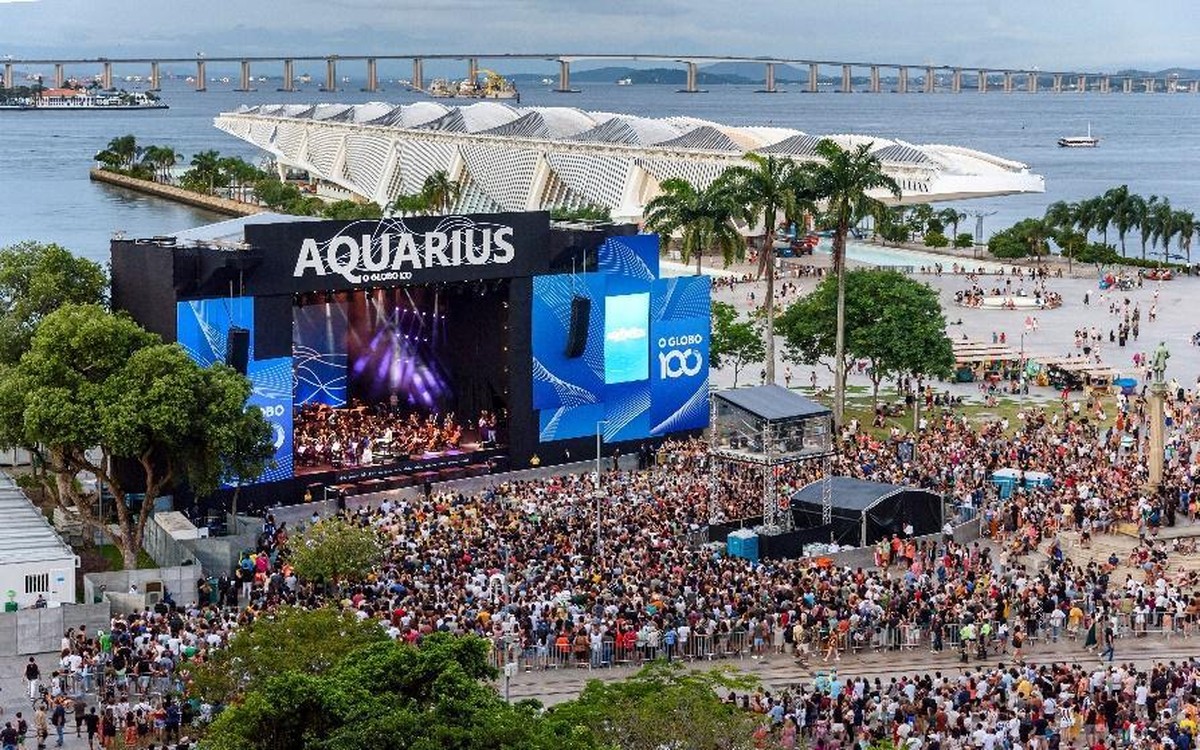 Shows imperdíveis da semana: Projeto Aquarius, ‘90's Festival’ e Marina Lima Projeto Aquarius volta à Praça Mauá para mais um concerto gratuito: OSB recebe Iza, Martinho da Vila, Roberta Miranda e Chico César (Foto: Divulgação)