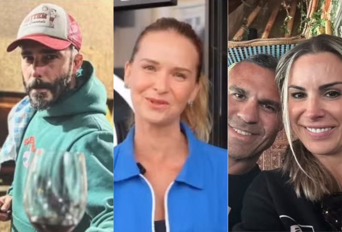 Famosos brasileiros expandem negócios internacionais, como Fernanda Rodrigues em Portugal Thiago Rodrigues, Fernanda Rodrigues e o casal (Foto: Reprodução/Instagram)