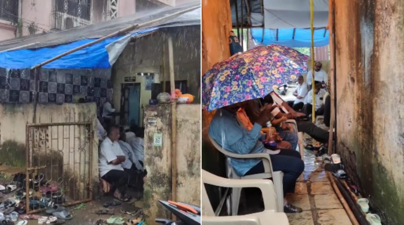 Igreja realiza culto sob chuva na Índia com fervor espiritual e sem conforto Igreja realiza culto sob chuva na Índia com fervor espiritual e sem conforto