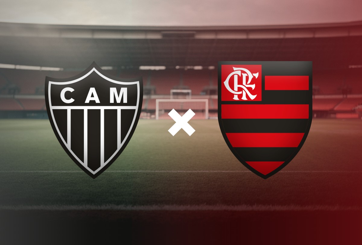 Atlético-MG x Flamengo — Foto: Editoria de Arte